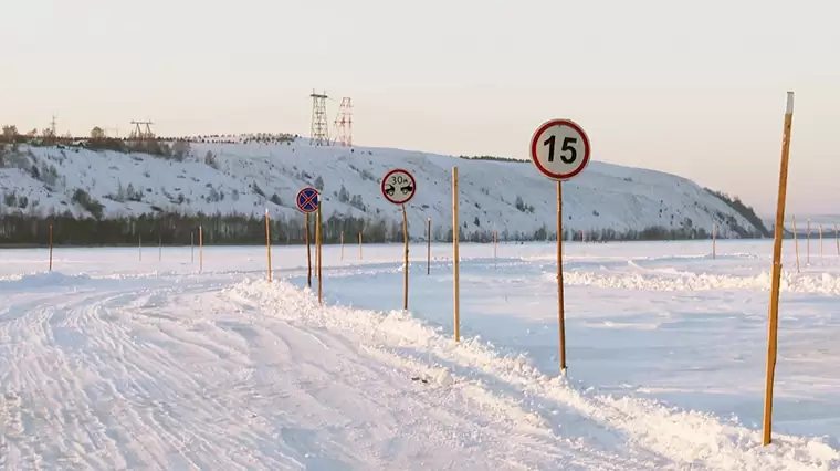 В Татарстане открыты две ледовые переправы