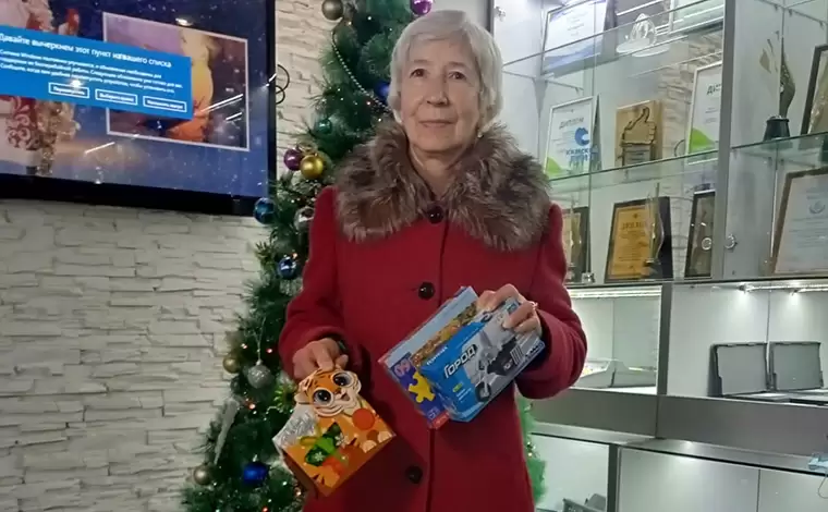 К акции НТР «Стань Дедом Морозом!» присоединилась нижнекамка Татьяна Герасимова