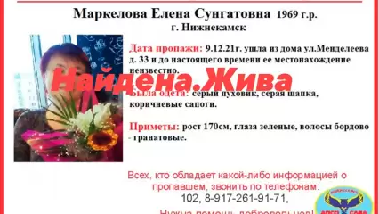 Пропавшая в Нижнекамске женщина с бордовыми волосами найдена живой - НТР 24