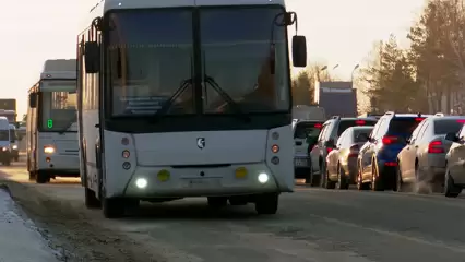 В Татарстане автобусы возобновили движение по трассам