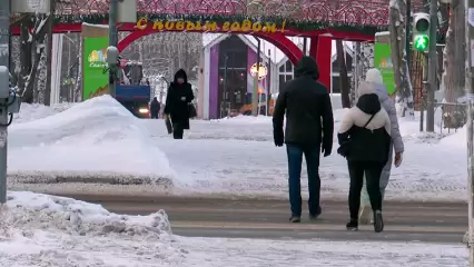 Первые серьезные морозы доставили нижнекамцам проблемы - НТР 24