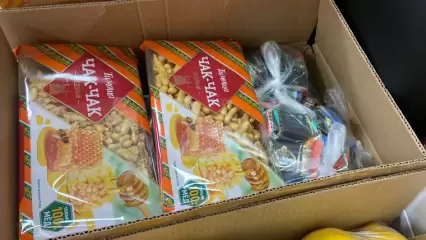 Нижнекамские школьники собрали подарочные продуктовые наборы для подопечных Дома ветеранов