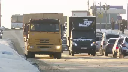 На дорогах Татарстана с начала года выявили более 3 тыс. грузовиков с перевесом