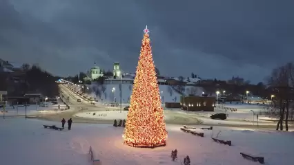 На нижнекамской набережной состоится открытие ёлочного городка - НТР 24