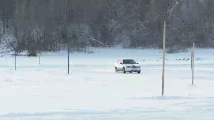 В Нижнекамском районе открыли проезд по ледовой переправе - НТР 24
