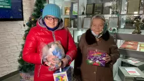 Рамзия апа и Гузель Вафины в очередной раз приняли участие в новогодней благотворительной акции НТР «Стань Дедом Морозом»