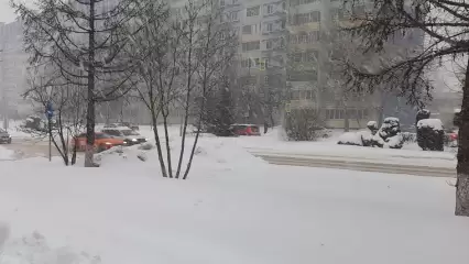 В Татарстане ожидается очень сильная метель со снежными заносами и видимостью до 500 м