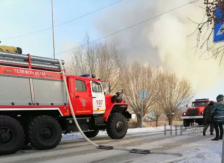 В Татарстане произошёл пожар в жилом доме, один человек погиб