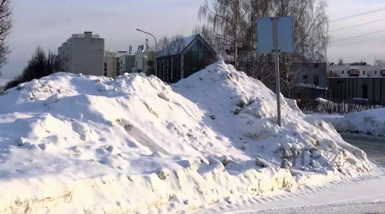 В Нижнекамске назвали размеры штрафов за невывоз снега