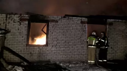 В Татарстане ночью два человека погибли в пожаре