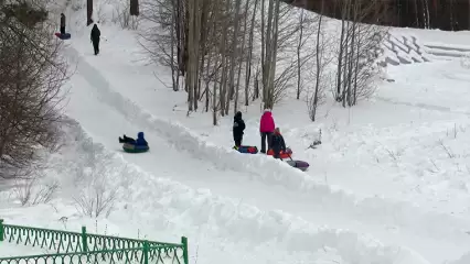 Жители Нижнекамска нашли слабое место в работе пункта проката тюбингов и стали их красть - НТР 24