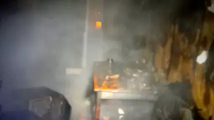 В Татарстане неизвестный мужчина сгорел в квартире