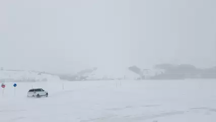 Под Нижнекамском закрыли ледовую переправу - НТР 24