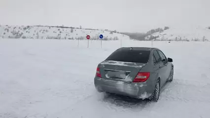 Ледовая переправа под Нижнекамском вновь заработала - НТР 24