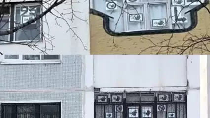 Жители Нижнекамска заинтересовались таинственными квартирами со странными надписями на окнах