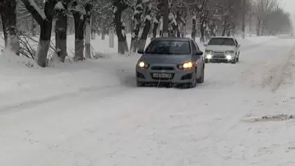 На Татарстан надвигается метель со снежными заносами на дорогах