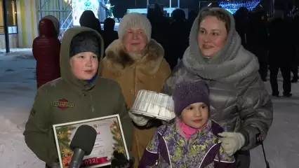 В Нижнекамске раздали награды за лучшее новогоднее оформление города