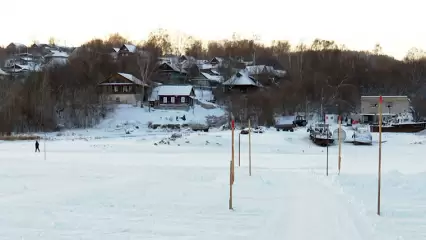 Нижнекамцам сообщили дату открытия ледовой переправы в селе Соколка - НТР 24