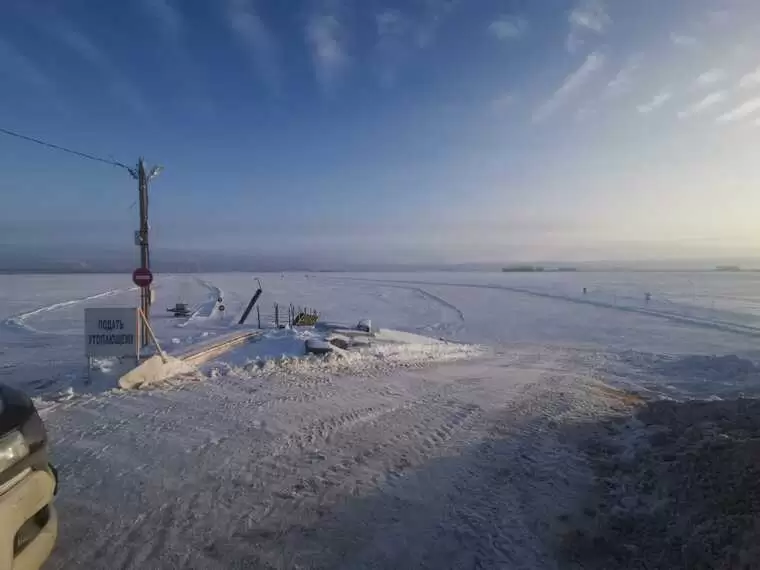 В Татарстане открылась новая трехкилометровая ледовая переправа
