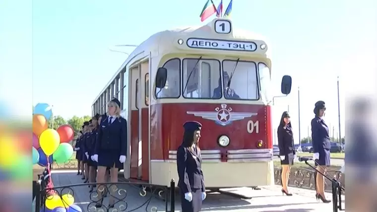 Протяженность первого трамвайного маршрута в Нижнекамске составляла более 19 км