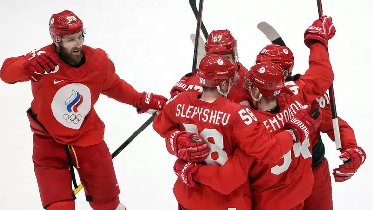 Сборная России по хоккею провела первый матч на Олимпийских играх в Пекине