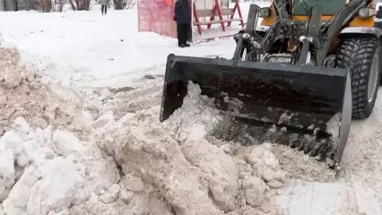 Опубликован график уборки придомовых территорий от снега в Нижнекамске - НТР 24