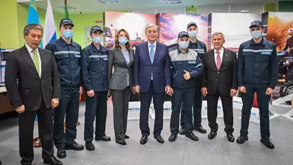 Президент Казахстана прибыл с рабочим визитом в Нижнекамск