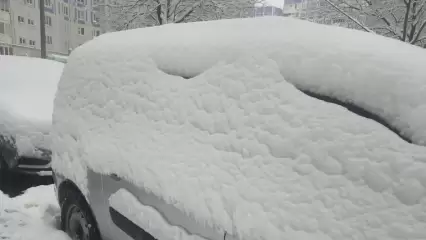 В воскресенье в Татарстане ожидается сильный снегопад - НТР 24