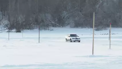 В Нижнекамском районе временно закрыли ледовую переправу из-за сброса воды - НТР 24