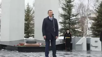 Муллин выступил на праздничном митинге в честь Дня защитника Отечества в Нижнекамске - НТР 24