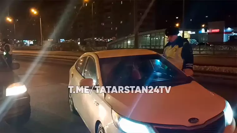 В Казани девушка за рулем иномарки повторно попалась пьяной