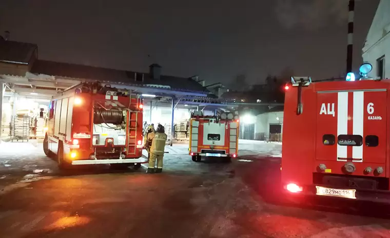 В Казани эвакуировали персонал хлебозавода из-за задымления
