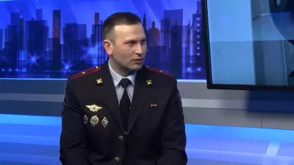 В эфире НТР 24 выступил начальник ГИБДД Нижнекамска Ильдар Ахметзянов