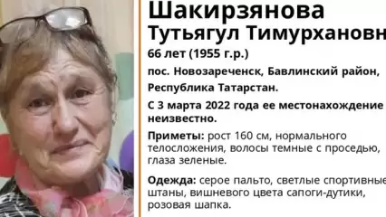 В Татарстане 12-й день ищут пропавшую пенсионерку
