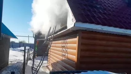 В селе Смыловка Нижнекамского района на выходных горела баня