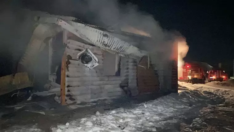 В деревне Нижнекамского района сгорел жилой дом