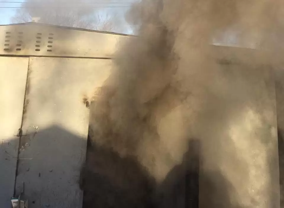 В Нижнекамске в гаражном кооперативе произошел пожар