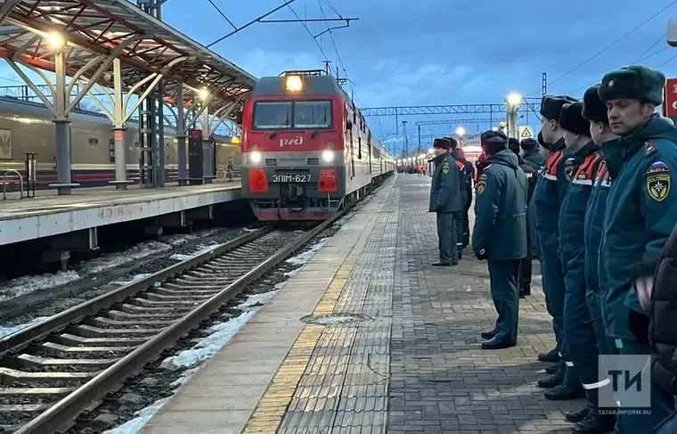 В Татарстан прибыл второй поезд с украинскими беженцами