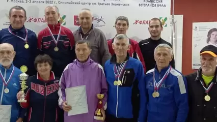 Нижнекамские ветераны приняли участие в чемпионате России по легкой атлетике
