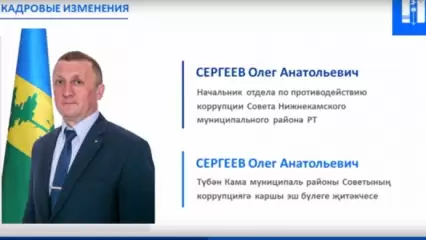 В Нижнекамске назначен новый начальник отдела по противодействию коррупции