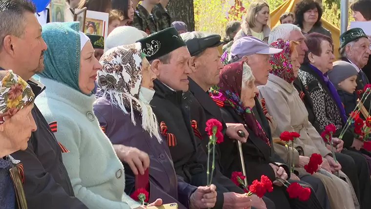 Для ветеранов Великой Отечественной войны организовали концерт в селе Большое Афанасово