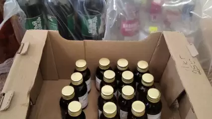 В Нижнекамском районе накрыли подпольную точку продажи алкоголя и «фанфуриков»
