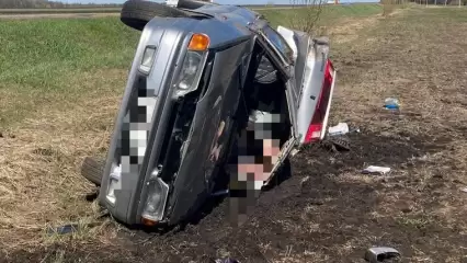 На трассе в Татарстане легковушка вылетела в кювет — водитель погиб на месте