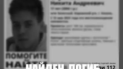 В Татарстане найден мертвым пропавший подросток
