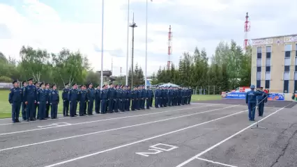 В Нижнекамске прошли республиканские соревнования «пожарного спецназа»