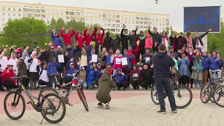 Молодёжь Нижнекамска приняла участие в велоквесте «Город химиков»