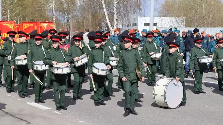 В Нижнекамске полным ходом идет репетиция Парада Победы