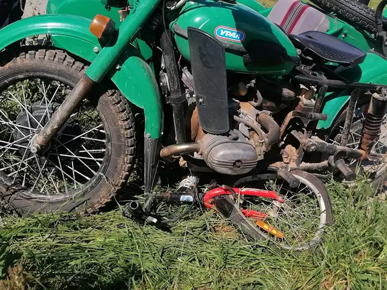 В Татарстане подросток тайком взял ключи от мотоцикла и сбил 5-летнего ребёнка