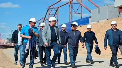 Президент Татарстана поставил задачу ускорить темпы строительства моста через Волгу