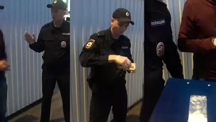 В Нижнекамске возле АЗС задержали мужчину с мефедроном